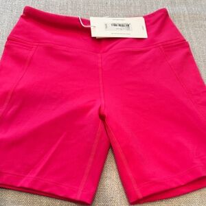 Lorna Jane Vibrant Pink Bike Shorts and top / set